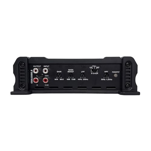 Orion أوريون كوباالت سلسلة CBA1500.2 مضخم صوت عالي الكفاءة بقناتين من فئة A/B لصوت السيارة - 1500 واط خرج عالي، مستقر عند 2/4 أوم، قابل للتعديل للمرور المنخفض/العالي، تعزيز الجهير، مزود طاقة MOSFET - Image 4