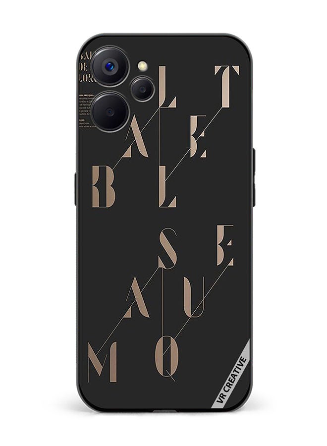 VR CREATIVE Protective Case Cover For Realme 10 5G Ballet Masque Design Multicolour - Image 1