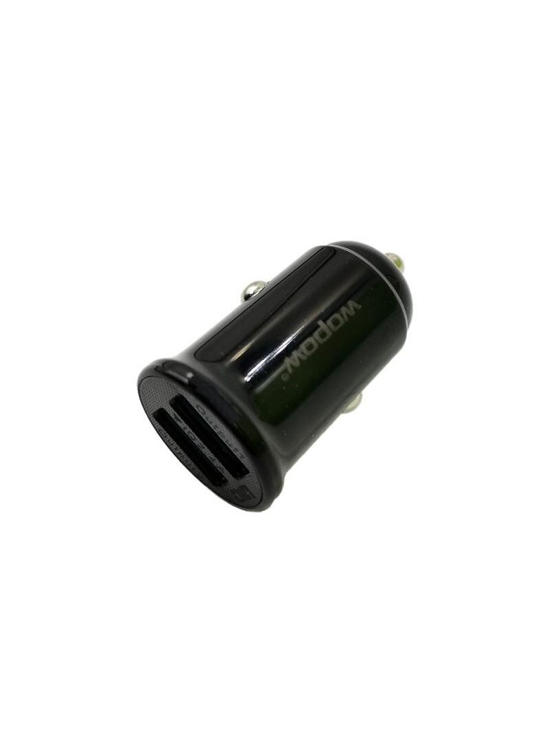 Wopow CD013 Car Mini Charger Dual USB Car Mobile Charger 2.4Amp For IOS Android