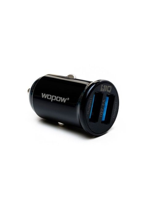 Wopow CD013 Car Mini Charger Dual USB Car Mobile Charger 2.4Amp For IOS Android