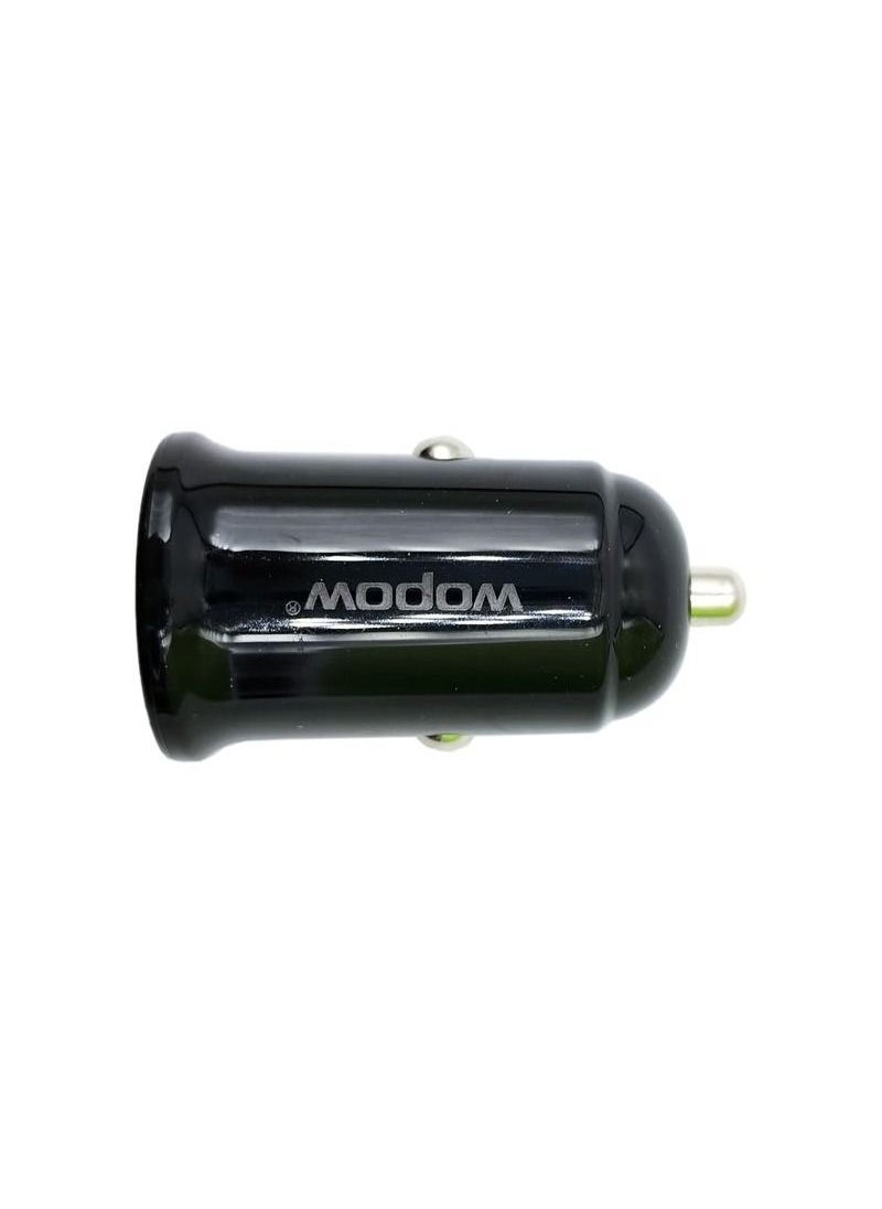 Wopow CD013 Car Mini Charger Dual USB Car Mobile Charger 2.4Amp For IOS Android