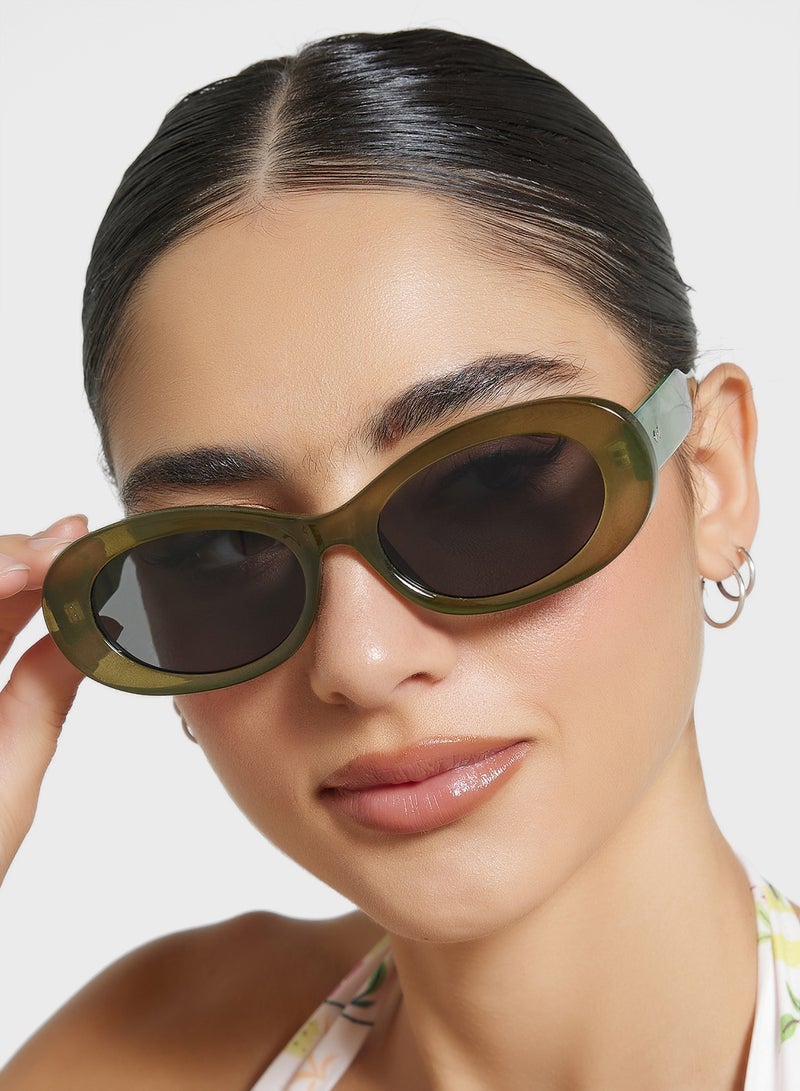 جينجر نظارة شمسية بعدسات بيضاوية - Image 4