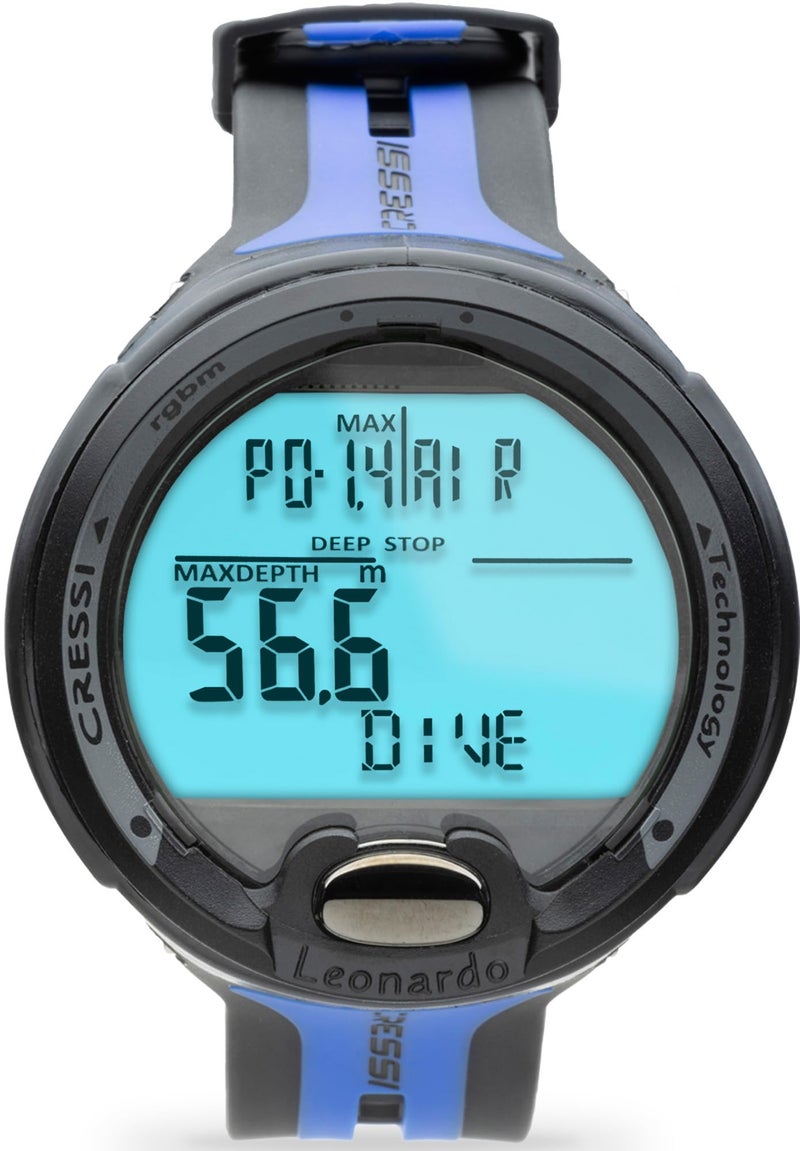 Cressi Leonardo, black/blue - Image 2