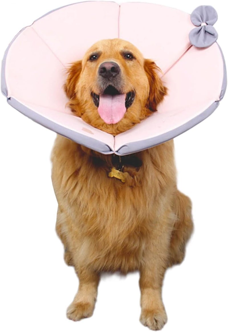 Large Dog Recovery Collar Multiple Size Cone Cats Head Leg Wound Recovery Cone Sticker Type Pet Collar for Dogs - Image 3