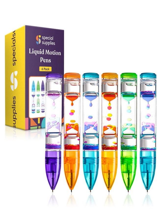 Liquid Motion Bubbler Toy Cool Pens 6 Pack Colorful Hourglass Timer With Droplet Movement Bedroom Sensory Play Cool Home Or School - pzsku/Z624E140333B052A45336Z/45/_/1692164784/50ca0331-0baa-47e2-914e-985af4cd0af1