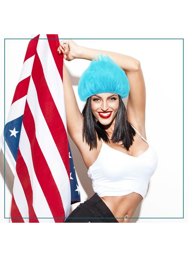 Geyoga Unisex Funny Wig Hairy Costume Funky Hairband Crazy Wig Hair for Halloween Costume Party - Image 5