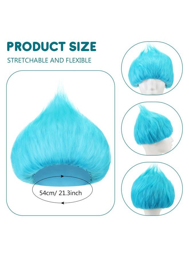 Geyoga Unisex Funny Wig Hairy Costume Funky Hairband Crazy Wig Hair for Halloween Costume Party - Image 2