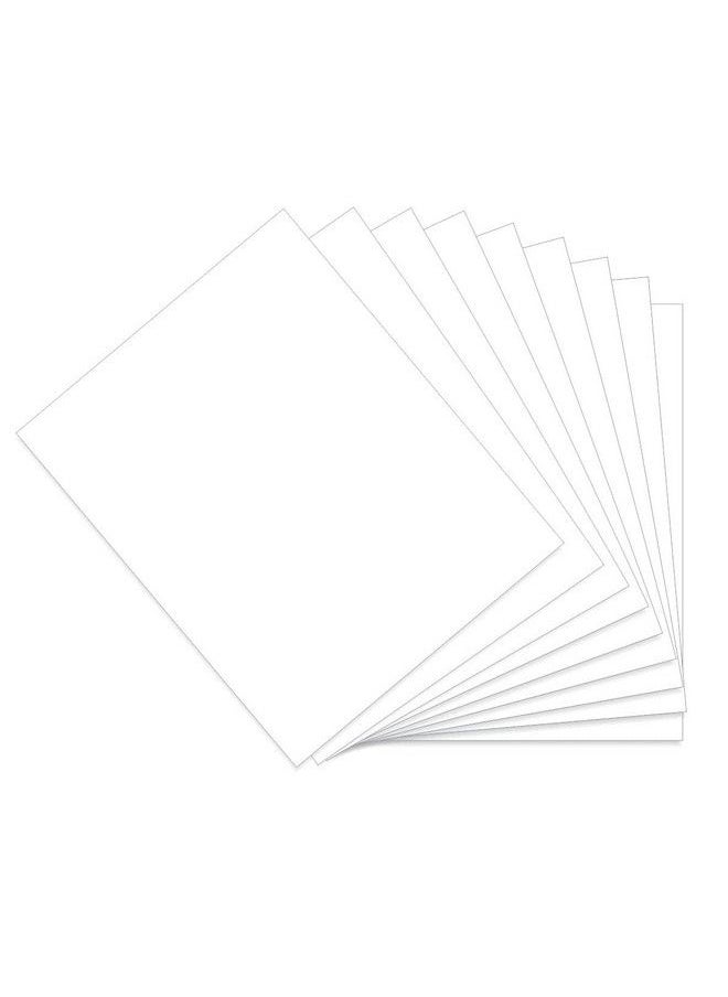 LITKO - White 8X10Inch Polystyrene Flexible Craft Sheets Plasticard Sheets For Modeling And Crafting Plasticard Variety Pack (9) - Image 1