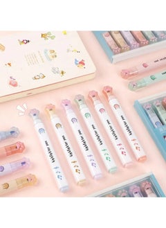 Kawaii Multicolored Paw Pastel Highlighter Set  - Image 1