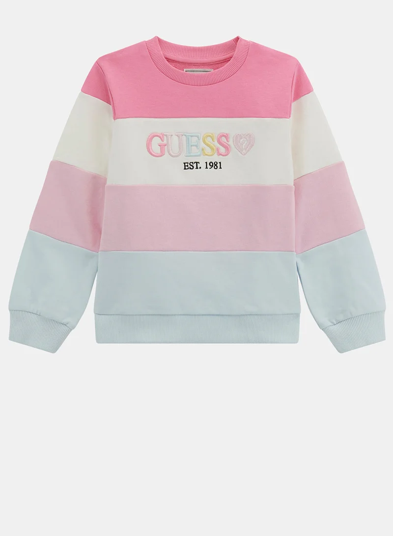GUESS Kids Crew Neck Sweatshirt