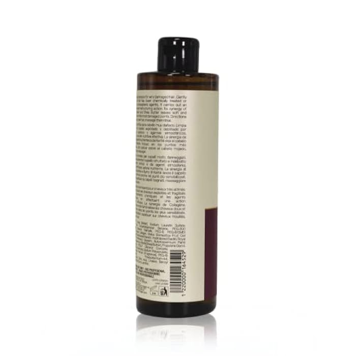 LINANGE Emergency Reconstruction Shampoo for Very Damaged Hair with Collagen, Keratin, and Shea Butter - Nourishing and Restructuring Shampoo, 500ml / 16.9 oz. - Image 4