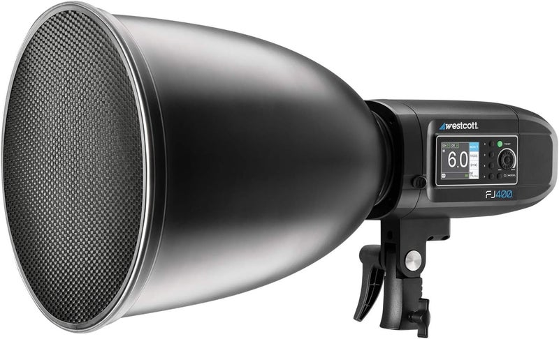 Westcott عاكس تركيز عميق بزاوية 45 درجة مع شبكات خلوية وتشتت (متوافق مع FJ400 و Godox و Bowens Mount) - Image 4