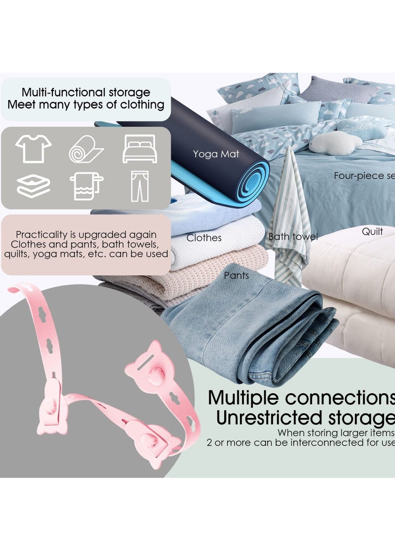 SYOSI 15Pcs Silicone Cable Ties, Reusable Cable Straps Silicone Cord Organizer Straps 5 Inch Cable Ties for Bundling and Fastening Mobile Phone Charging Lines, Cables, Earphones (Pink) - Image 5