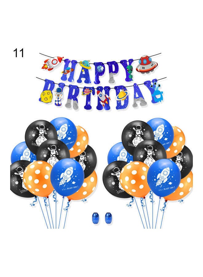 NIBEMINENT Happy Birthday Banner And Balloon Set