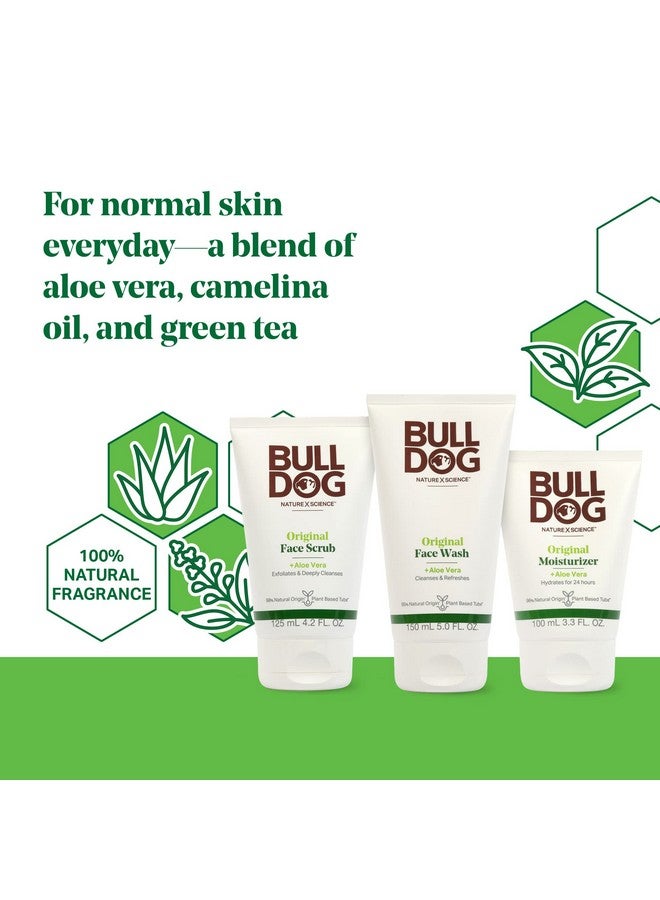 BULLDOG Mens Skincare And Grooming Original Full Face Kit With Moisturizer Face Wash & Face Scrub - Image 3
