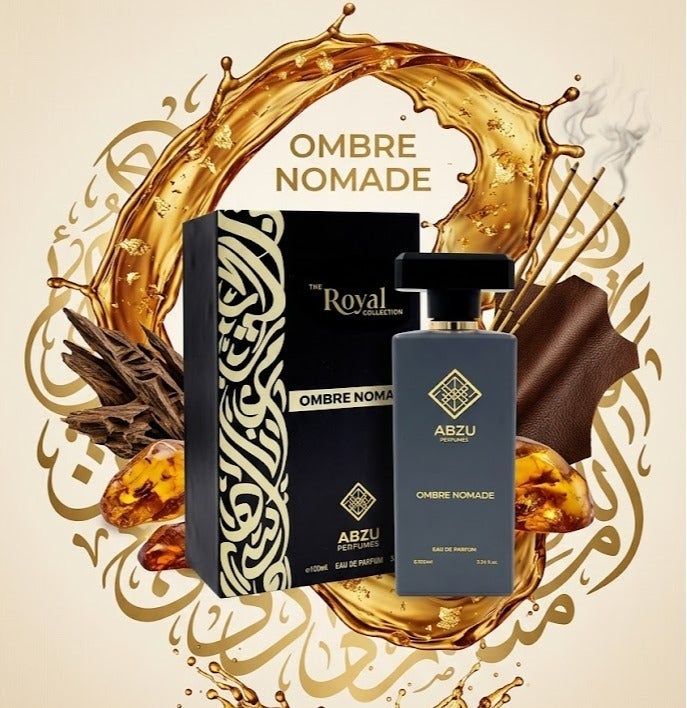 ABZU PERFUMES Ombre Nomade Eau de Parfum For Men Deep Oud & Amber Blend with Spices and Rose, Long Lasting Men's Perfume 100 ml - Image 4
