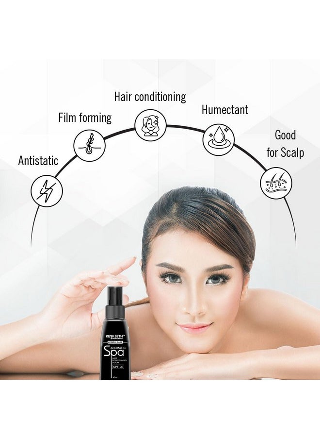 Keya Seth Aromatherapy Spf 20 Spa Hair Conditioning Serum With Keratin Care, 42Ml  - Image 4