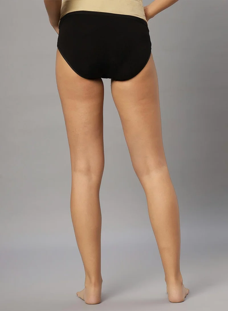 تامي مجموعة من 9 سراويل داخلية منخفضة الخصر للأمومة مصنوعة من قطن الخيزران - عبوة متعددة الألوان