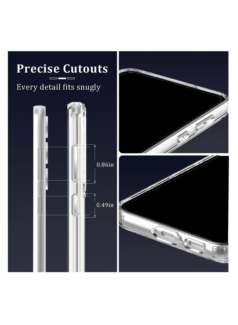Wtech Tech21 Premium Protection Series Evoclear Scratch-Resistant And Built-In Dust-Proof Case Cover For Samsung Galaxy S24+ / S24 Plus 5G 2024 Clear  - Image 5