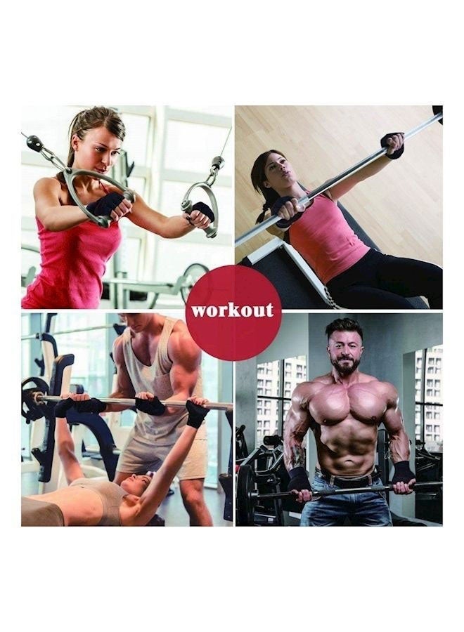 COYO Fitness Gloves for Men & Women, Non-Slip Workout Gloves with Wrist Wraps Support, Breathable Gym Gloves for Weightlifting, Cycling, Rowing & Training - Image 3