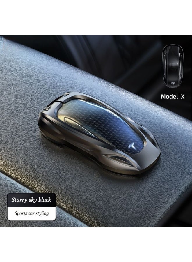 Tesla Suitable for Tesla card keys, model 3_Y_S_X updated version car metal protective cover, high-end car key protective cover - Image 1