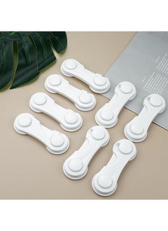 Generic 4 Pack Child Safety Cabinet Locks, Life Child Safety Locks, with Adhesive for Drawer Cupboards Closet and Pantry Door, Baby Proofing Fridge Lock  - Image 3