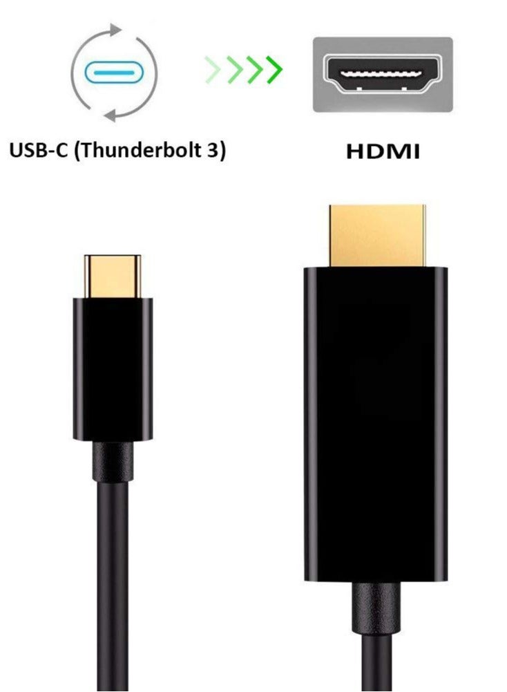 USB C to HDMI Cable, 6.6ft – 4K 60Hz, Plug-and-Play, Ultra-Durable, for Laptops, Tablets, and Smartphones  - Image 3