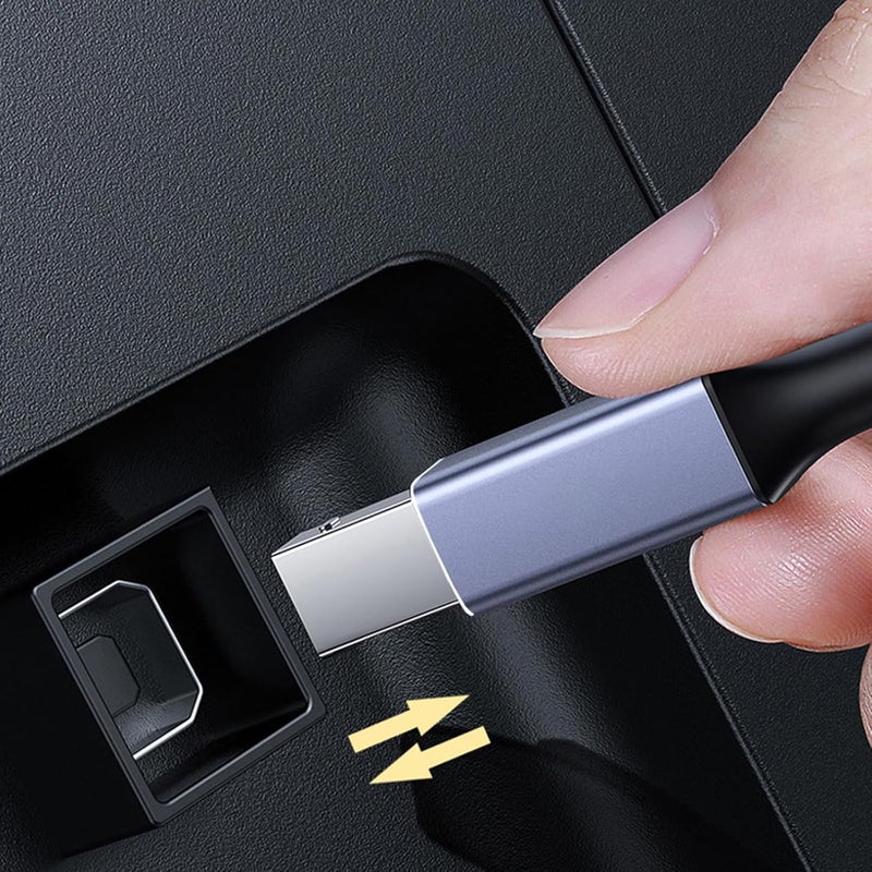 كابل طابعة متعدد الاستخدامات للهواتف والأجهزة اللوحية من نوع C 2.0 إلى USB، للاتصال السريع والسهل - Image 3