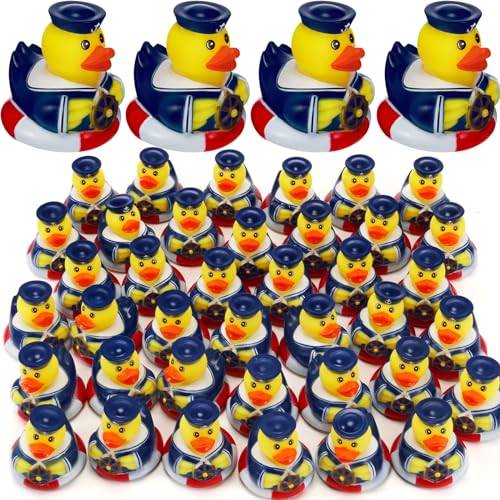 Jerify Cruise Ships Rubber Ducks 2 Inch Nautical Sailing Rubber Cruise Ship Ducks Bulk for Party Gift Bath Carnival Pool24 Pcs - Image 1