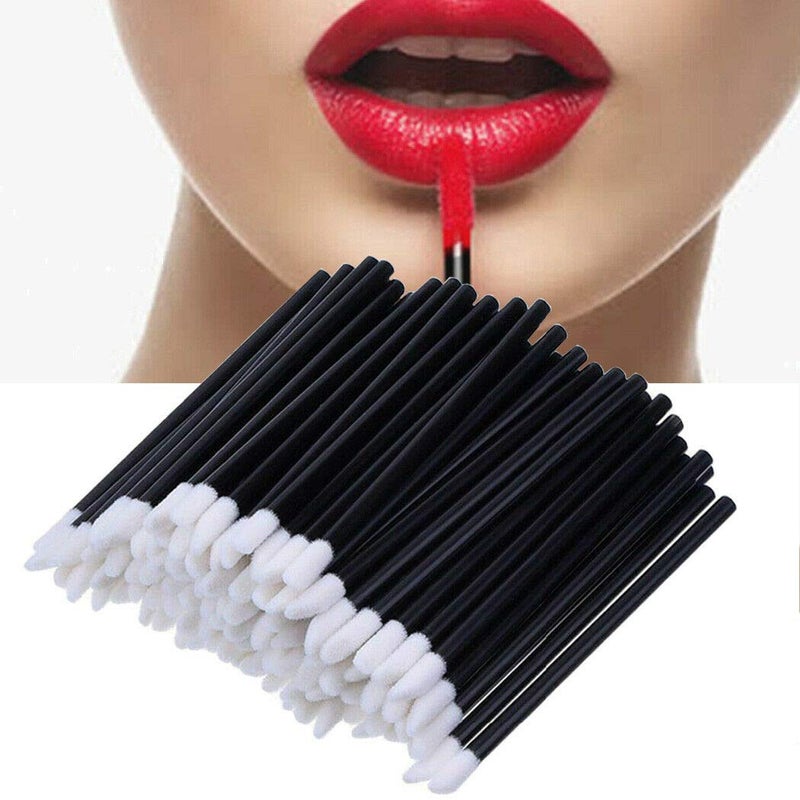 NESA® Disposable Makeup Brush Set (50 Lip and Gloss Brush+50 Mascara Eyelash Wands Brush-100 Pcs) - Image 3