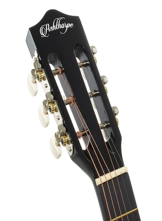 Ashthorpe 30-inch Beginner Acoustic Guitar Package (Sunburst), Basic Starter Kit w/Gig Bag, Strings, Strap, Tuner, Picks - Image 5