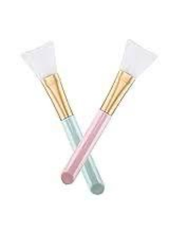 Silicone Mask Brush, Facial Mud Mask Applicator Brush, Assorted Colours (2PCS) FMO2PA2 - Image 1