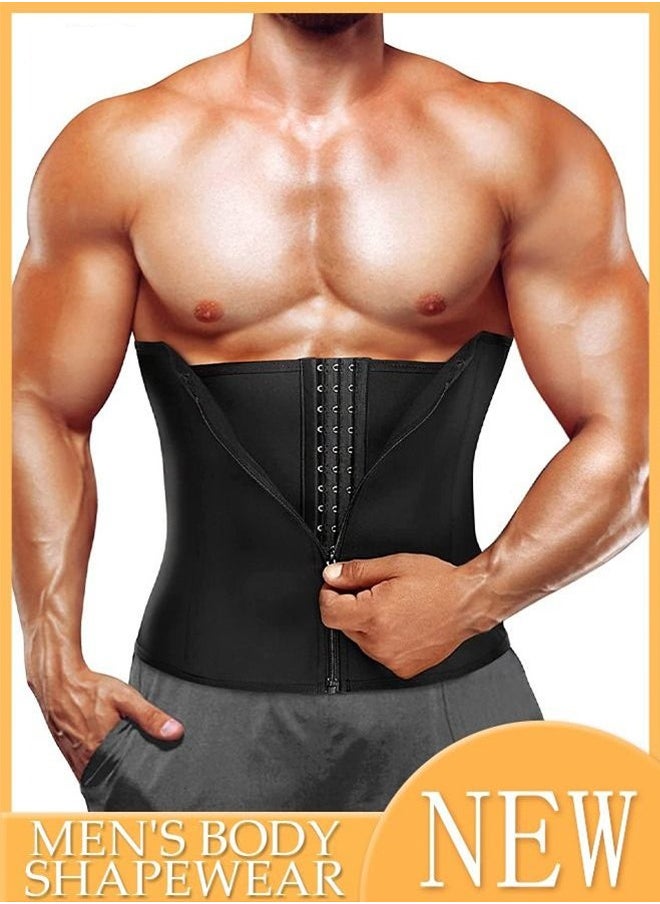 Lemon High Waist Shapewear Girdle for Men Protect Waist Shaping Belt Tummy Control Shapewear Sport Workout Slimming Body Shaper Bands (L)  - Image 1