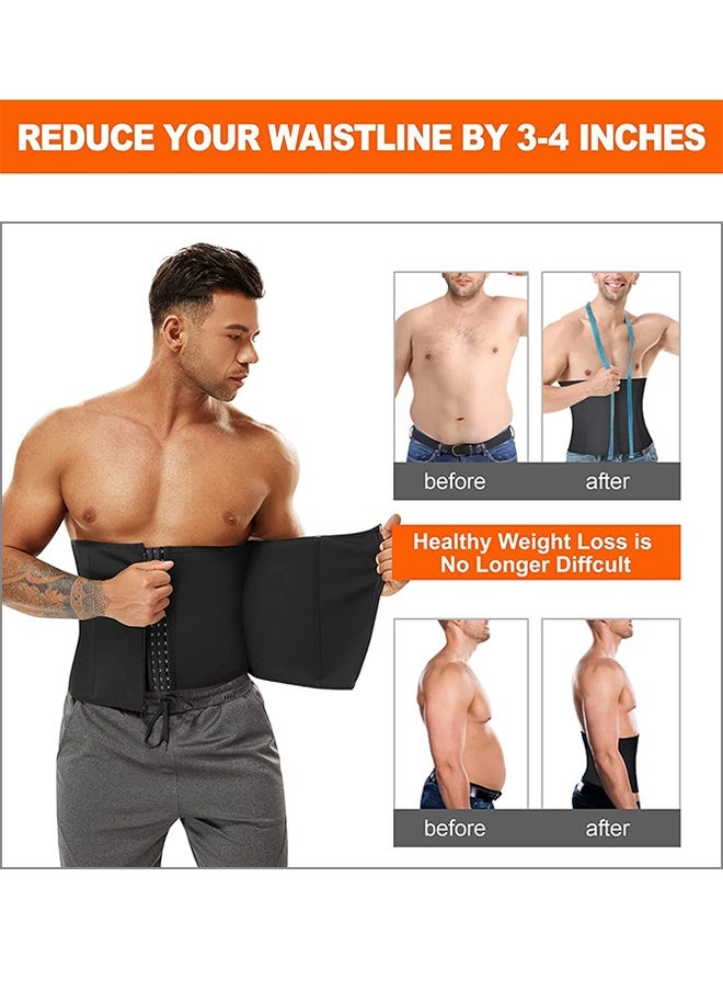 Lemon High Waist Shapewear Girdle for Men Protect Waist Shaping Belt Tummy Control Shapewear Sport Workout Slimming Body Shaper Bands (L)  - Image 2