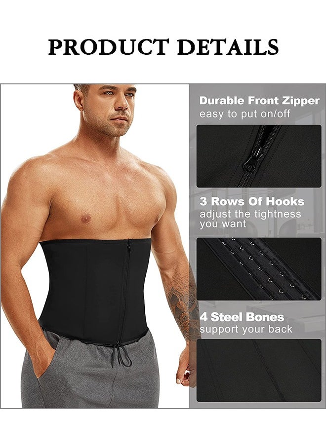 Lemon - High Waist Shapewear Girdle for Men Protect Waist Shaping Belt Tummy Control Shapewear Sport Workout Slimming Body Shaper Bands (L) - Image 1