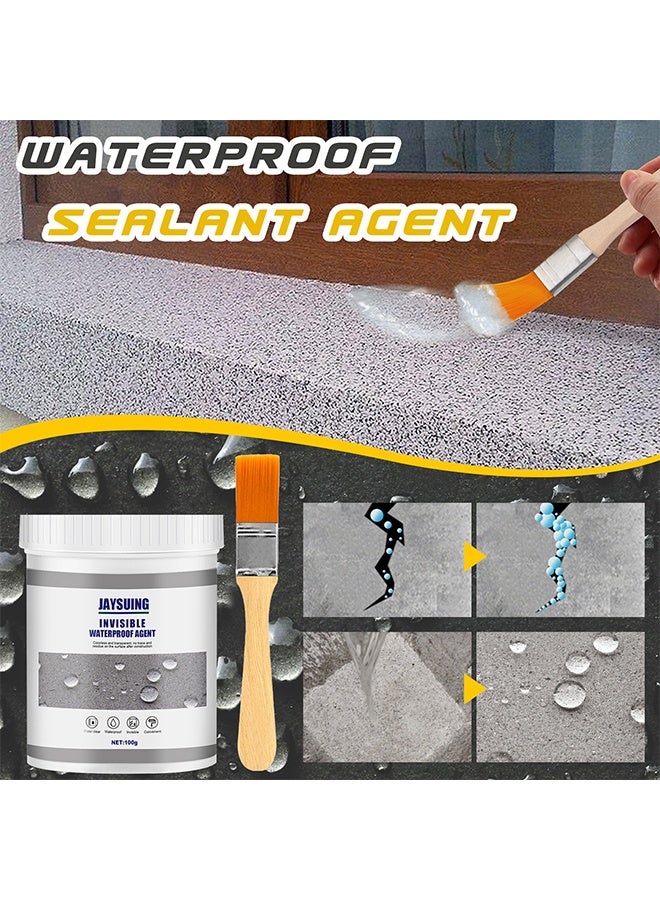 Jaysuing Invisible Waterproof Agent, Waterproof Insulating Sealant, Transparent Repairing Leak Waterproof Adhesive, Super Strong Bonding Sealant Invisible Waterproof Anti-Leakage Agent, Used for Crack Leakage - Image 3