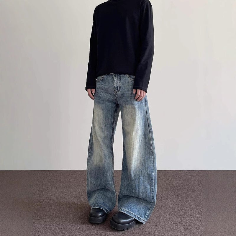 Unisex Casual Daily Denim Jeans - Image 2
