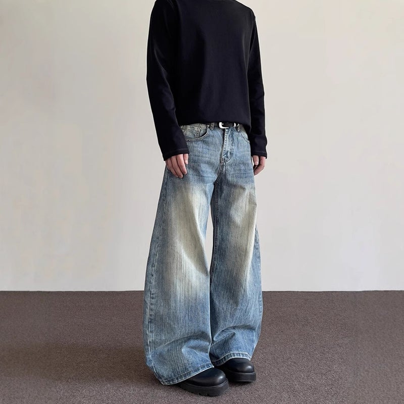 Unisex Casual Daily Denim Jeans - Image 1
