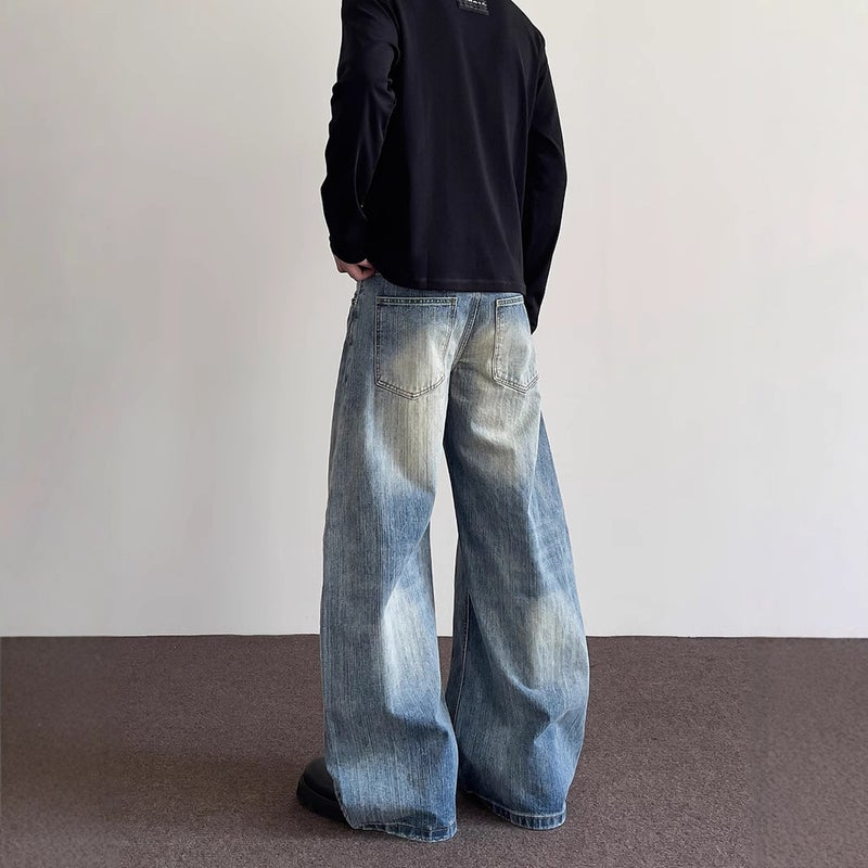 Unisex Casual Daily Denim Jeans - Image 4