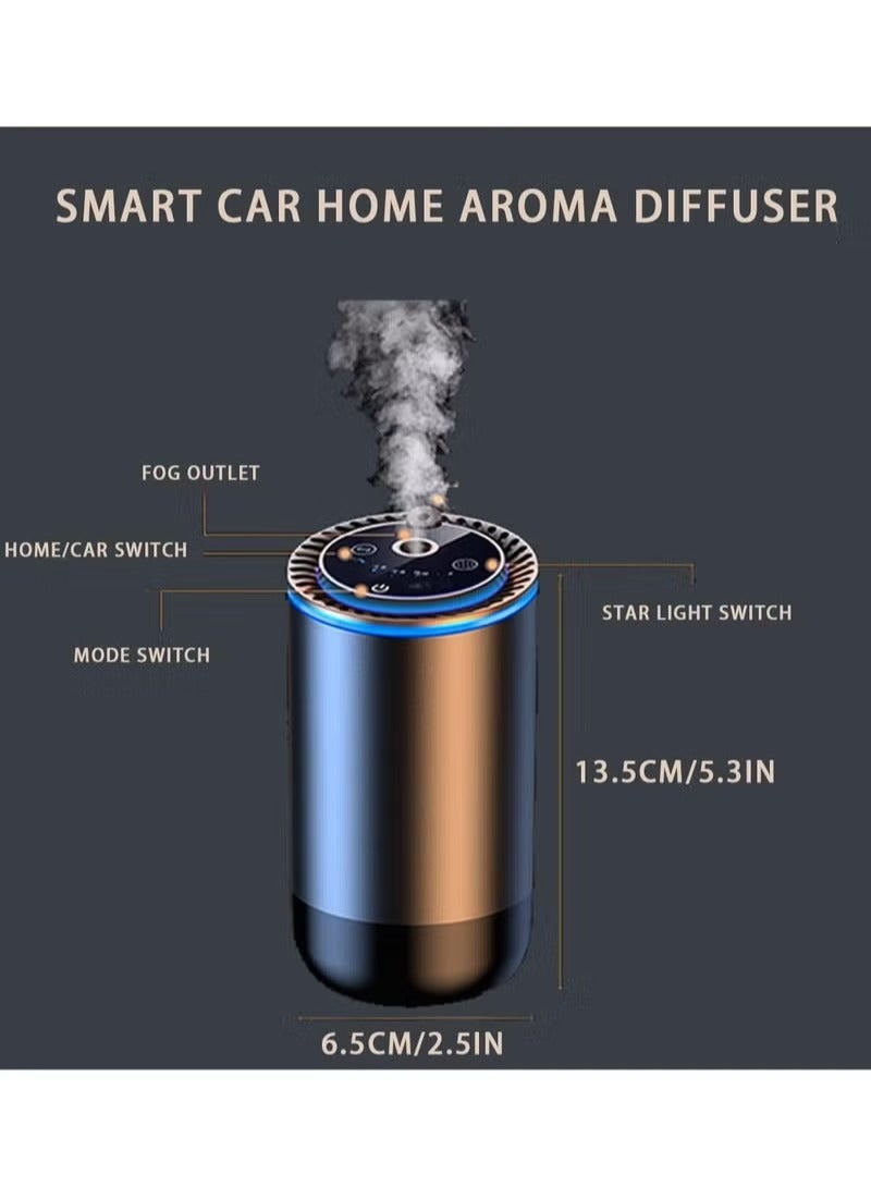 Car Air Fresheners,Portable AI Car Diffuser With Star Projector Light,20000Ma Long Standby Aromatherapy,Luxury Car Accessories【Gift Choice】,Black - Image 2