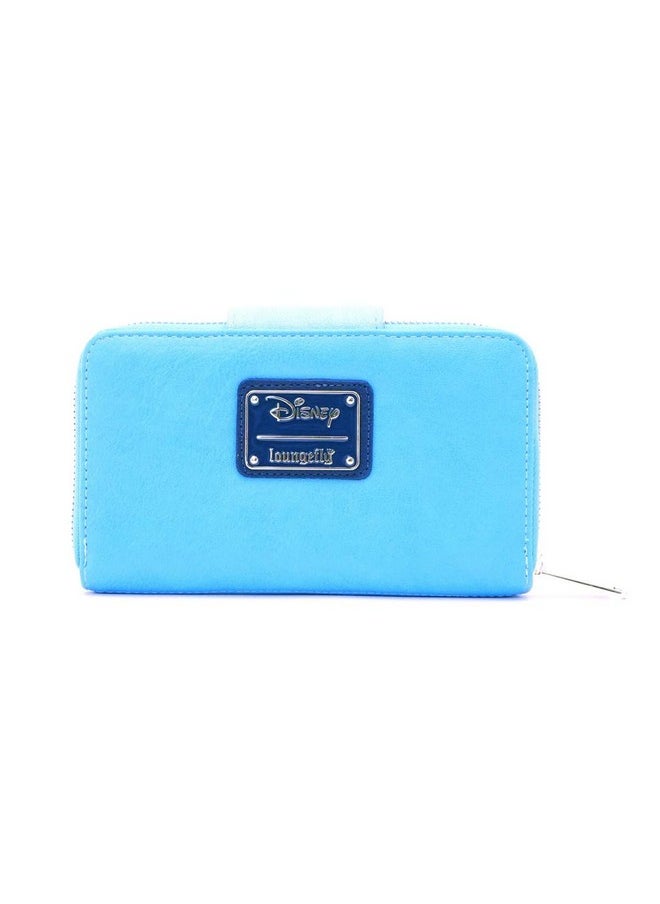 X Lilo And Stitch Pineapple Stitch Chenille Snap Wallet (Blue One Size)