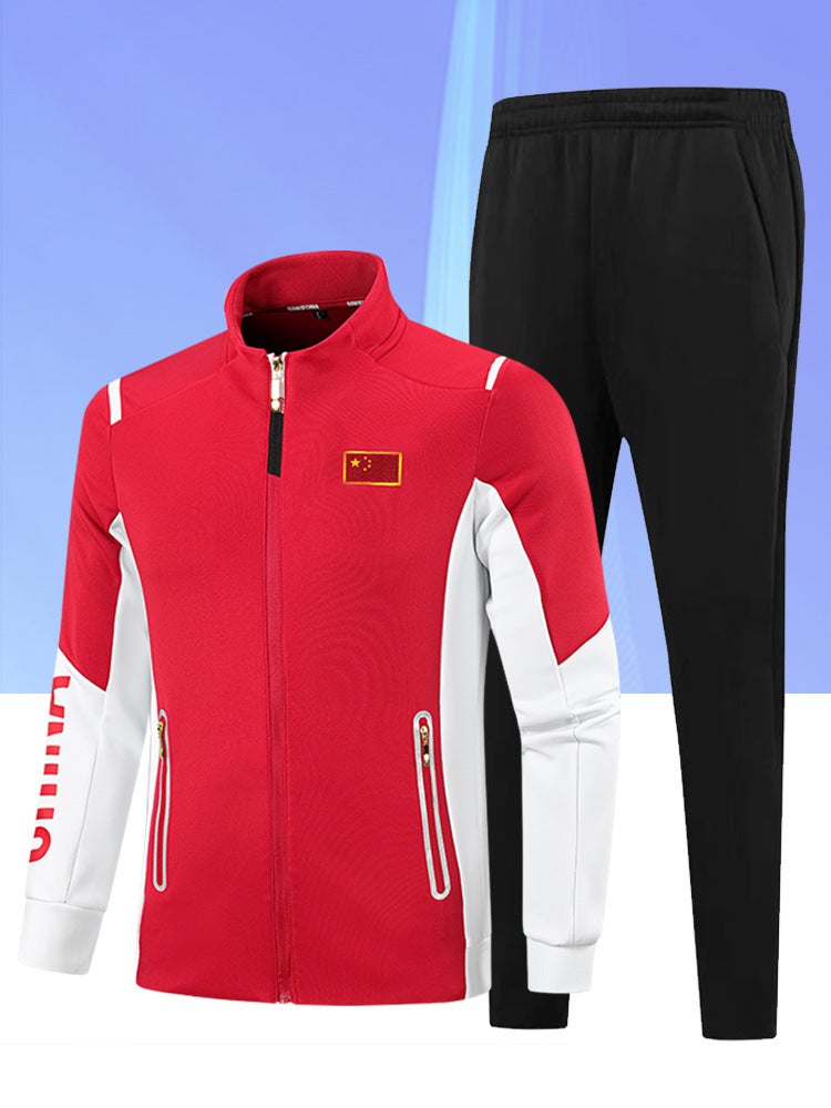 Chinese Team Sportswear Suit Men'S And Women'S Team Clothing National Clothing Sports Students' Training Clothing Martial Arts Coach Clothing - Image 4