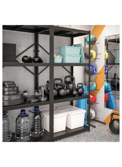 Zaboon Shelf, Black, 84X54 Cm  - Image 2