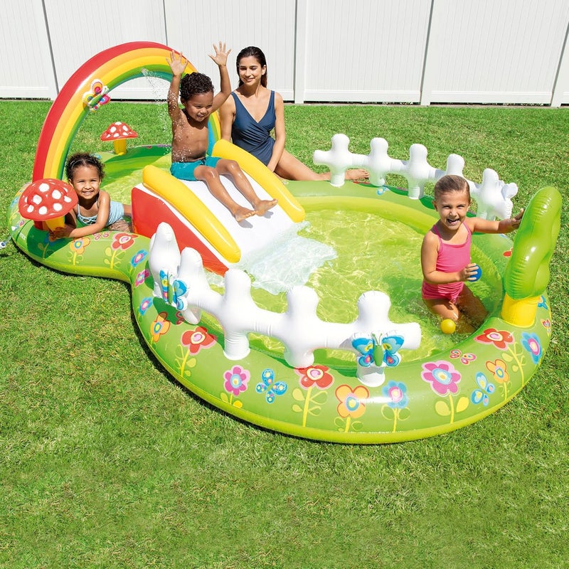 Intex My Garden Play Center with Sprayer and Slide - Image 2