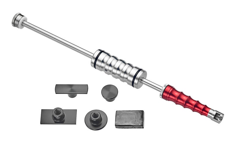 مجموعة أدوات سحب الخدوش 7 قطع مع مطرقة انزلاقية لإزالة الخدوش من هيكل السيارة