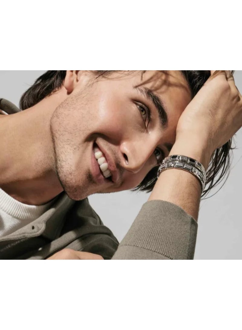 Luxuria A football-themed Italian bracelet charm with a black dial, compatible with Italian charm bracelets. Charm, attachable link. - Image 4