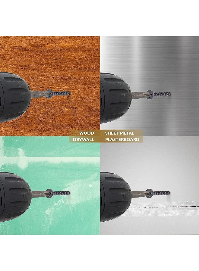 Poaker Fine Thread Drywall Screws - Suitable For Drywall Or Wallboard To Metal Or Wood Studs And Joists (8Mm, 1 1/2 Inch(50Pcs)) - Image 5