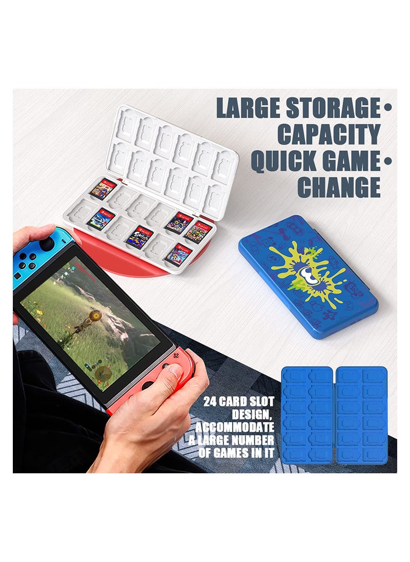 SYOSI - Game Case for Switch, Compatible with Nintendo Switch/Oled/Lite, Game Case Holder for Nintendo Switch Game Card with 24 Game Card Storage - Image 1