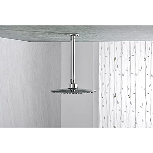 Anpean 8 Inch Shower Arm and Flange Polished Chrome, Ceiling Mounted Shower Arm for Rain Shower Head - Image 3