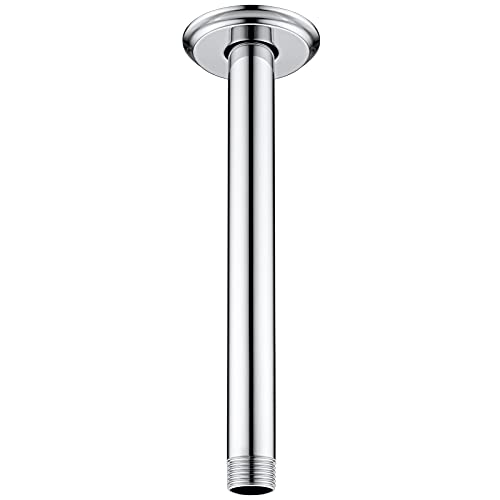 Anpean 8 Inch Shower Arm and Flange Polished Chrome, Ceiling Mounted Shower Arm for Rain Shower Head - Image 1